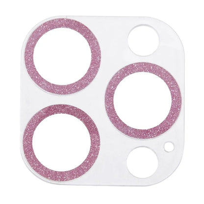 For iPhone 16 Pro / 16 Pro Max Camera Lens Protector Glitter Tempered Glass Lens Film