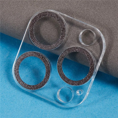 For iPhone 16 Pro / 16 Pro Max Camera Lens Protector Glitter Tempered Glass Lens Film
