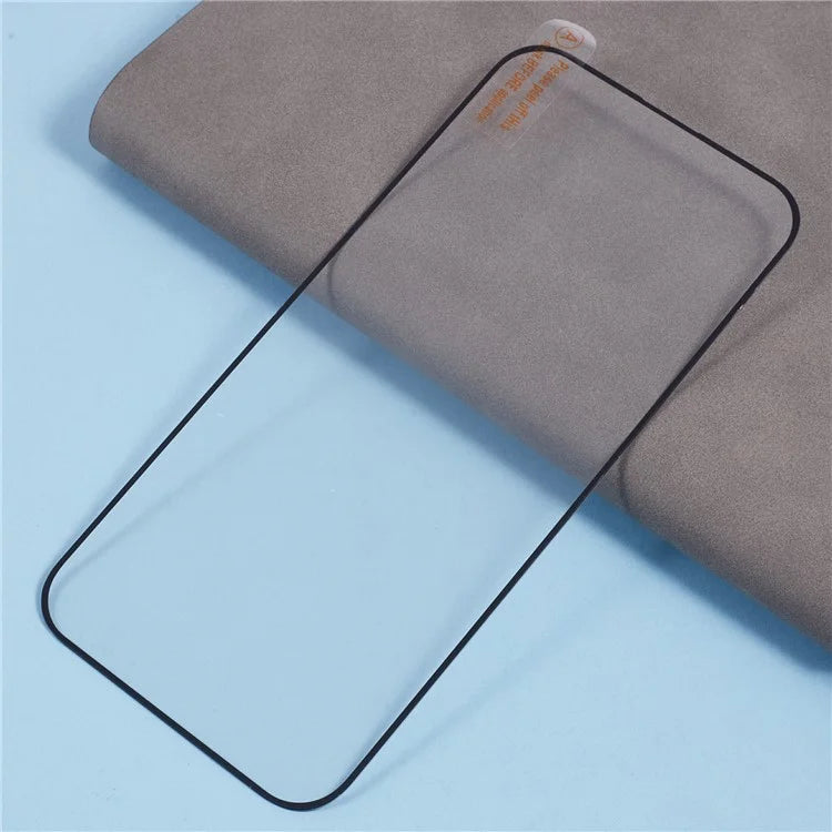 For iPhone 16 Pro Max Screen Protector Full Glue Silk Printing Tempered Glass Film