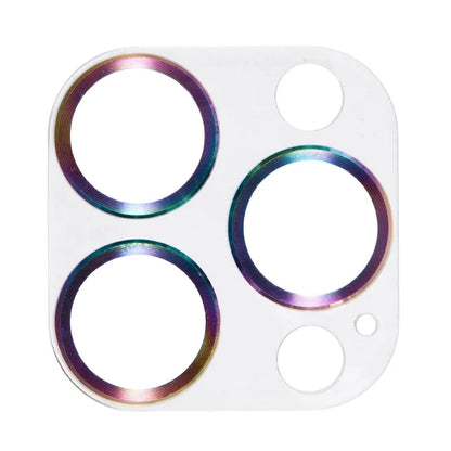 For iPhone 16 Pro / 16 Pro Max Camera Lens Protector Glitter Tempered Glass Lens Film, Multi-Color