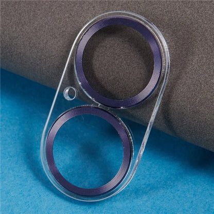 For iPhone 16 / 16 Plus Camera Lens Protector CD Veins Integrated Tempered Glass Lens Film