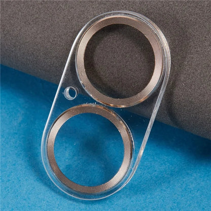 For iPhone 16 / 16 Plus Camera Lens Protector CD Veins Integrated Tempered Glass Lens Film