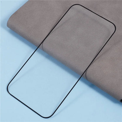 For iPhone 16 Screen Protector Full Glue Silk Printing Tempered Glass Film