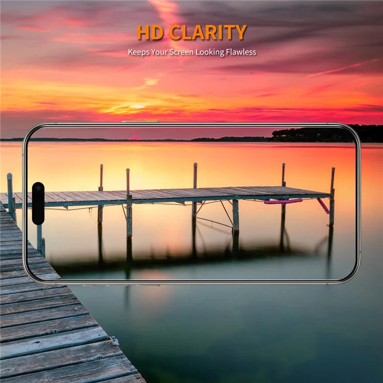 ENKAY HAT PRINCE 2Pcs For iPhone 15 Plus Screen Protector Anti-Explosion Protective Film
