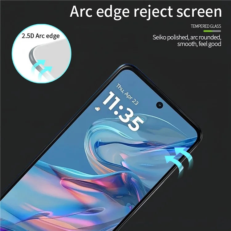 PINWUYO JK Series-2 for Motorola Moto G45 5G / G34 5G Tempered Glass Film 9H Full Screen Protector