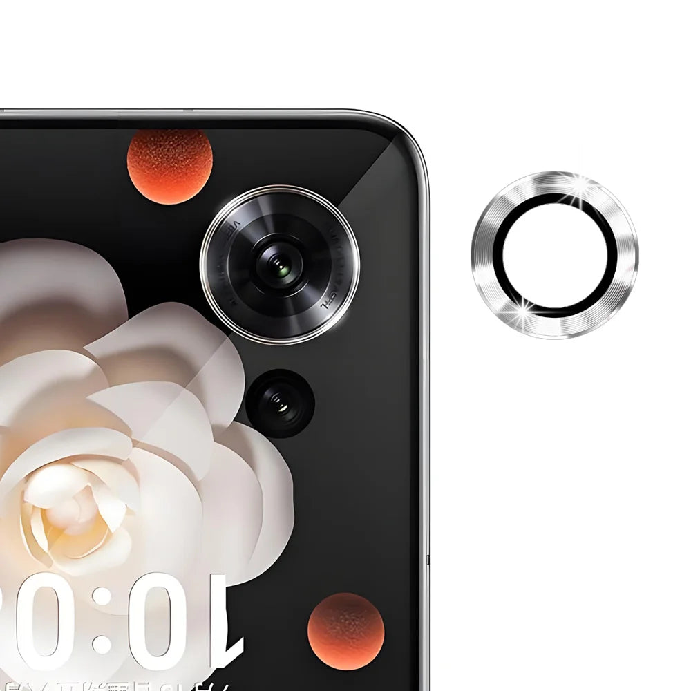 For Honor Magic V Flip 5G ENKAY Hat-Prince Camera Lens Protector Metal Ring Lens Film