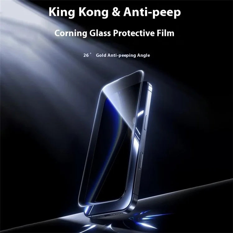 BENKS For iPhone 16 Plus Anti-Spy Corning Gorilla Glass Full Screen Protector