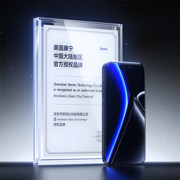 BENKS For iPhone 16 Plus Anti-Spy Corning Gorilla Glass Full Screen Protector