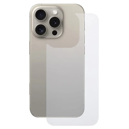 For iPhone 16 Pro Clear Back Screen Protector Explosion-Proof Cell Phone Rear Tempered Glass Film
