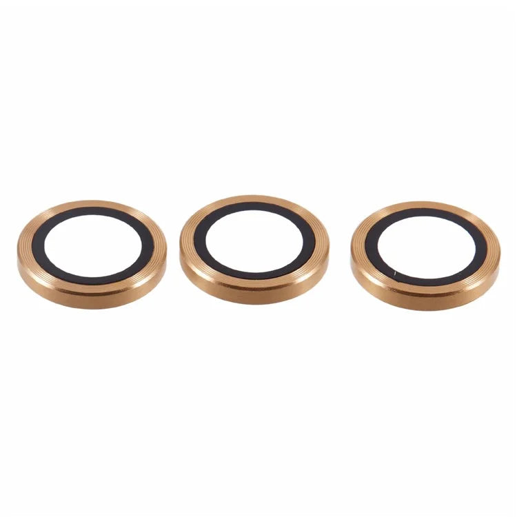 For iPhone 16 Pro / 16 Pro Max Camera Lens Protector CD Veins Metal Ring Tempered Glass Film