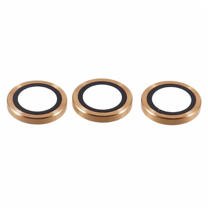 For iPhone 16 Pro / 16 Pro Max Camera Lens Protector CD Veins Metal Ring Tempered Glass Film