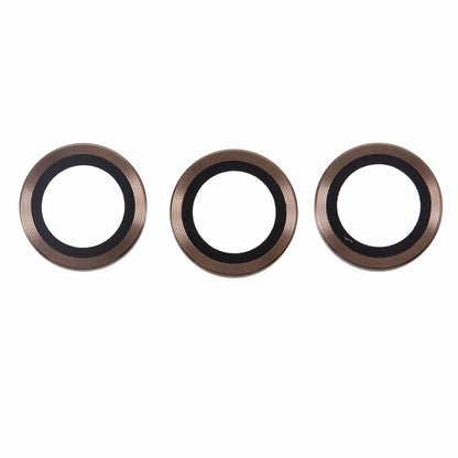 For iPhone 16 Pro / 16 Pro Max Camera Lens Protector CD Veins Metal Ring Tempered Glass Film