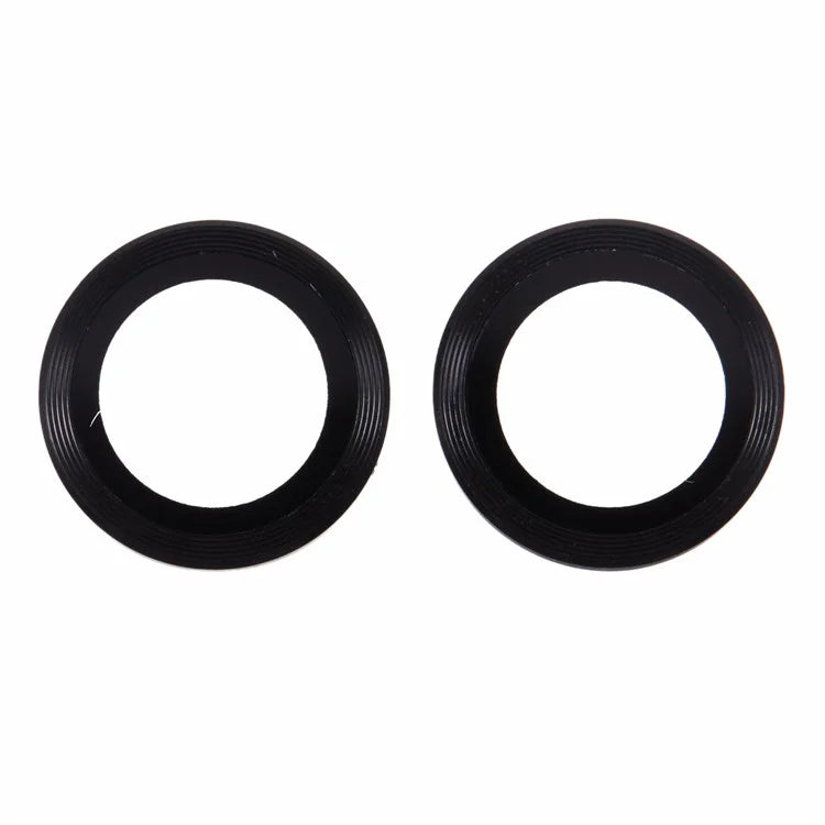 For iPhone 16 / 16 Plus Camera Lens Protector CD Veins Metal Ring Tempered Glass Film