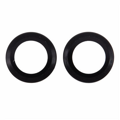 For iPhone 16 / 16 Plus Camera Lens Protector CD Veins Metal Ring Tempered Glass Film