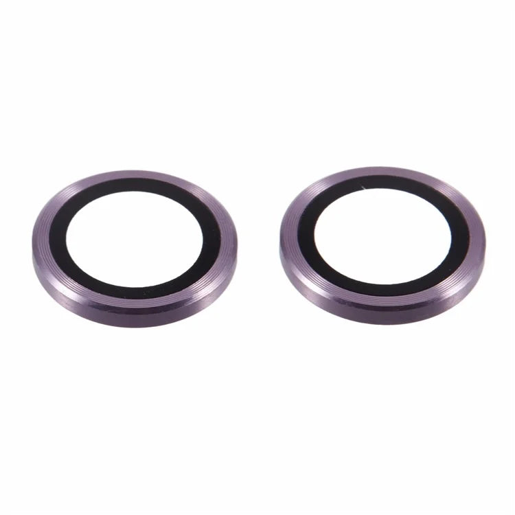 For iPhone 16 / 16 Plus Camera Lens Protector CD Veins Metal Ring Tempered Glass Film
