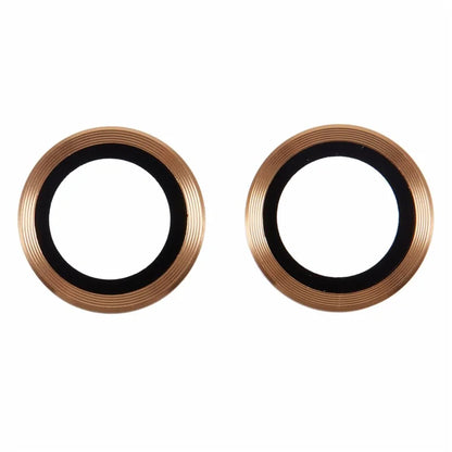 For iPhone 16 / 16 Plus Camera Lens Protector CD Veins Metal Ring Tempered Glass Film