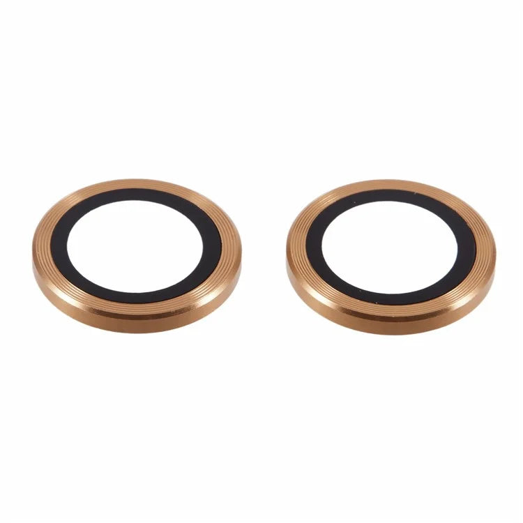 For iPhone 16 / 16 Plus Camera Lens Protector CD Veins Metal Ring Tempered Glass Film