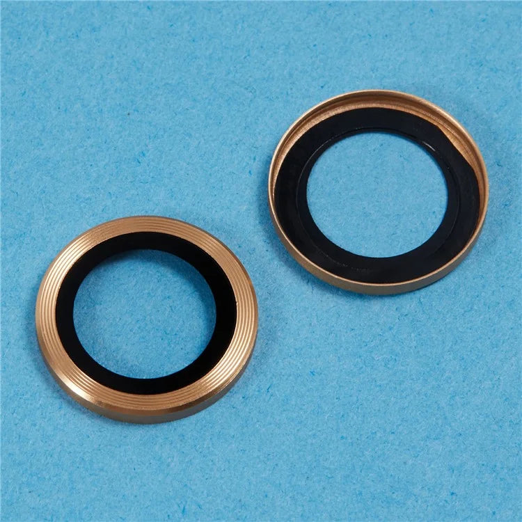 For iPhone 16 / 16 Plus Camera Lens Protector CD Veins Metal Ring Tempered Glass Film