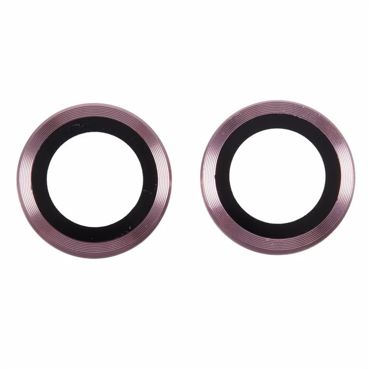 For iPhone 16 / 16 Plus Camera Lens Protector CD Veins Metal Ring Tempered Glass Film