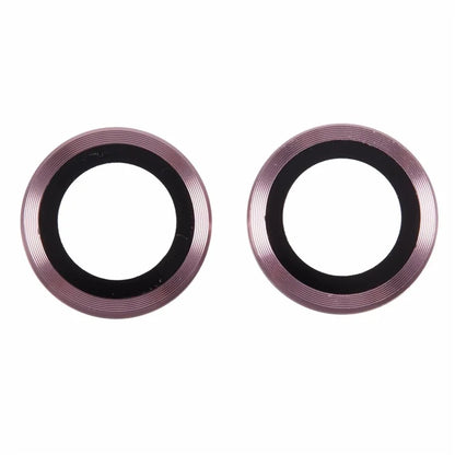 For iPhone 16 / 16 Plus Camera Lens Protector CD Veins Metal Ring Tempered Glass Film