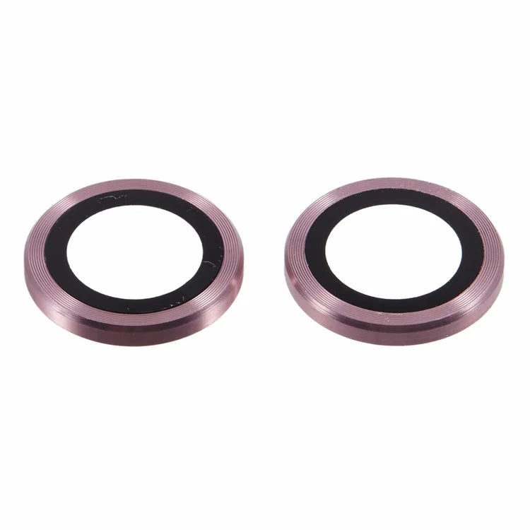 For iPhone 16 / 16 Plus Camera Lens Protector CD Veins Metal Ring Tempered Glass Film