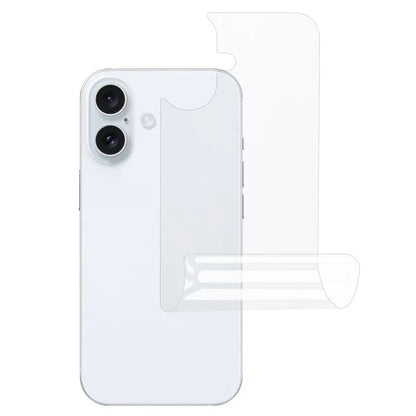 For iPhone 16 Back Screen Protector Hydrogel HD Clear TPU + PET Phone Back Cover Film