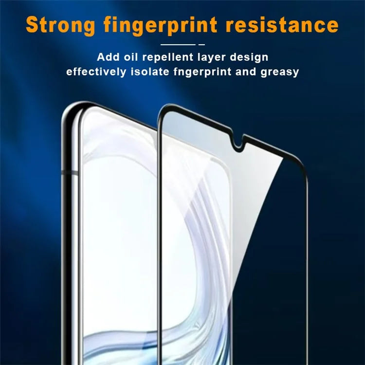 10Pcs For Samsung Galaxy A06 Screen Protector Silk Printing Edge Full Glue Complete Covering