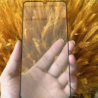 10Pcs For Samsung Galaxy A06 Screen Protector Silk Printing Edge Full Glue Complete Covering