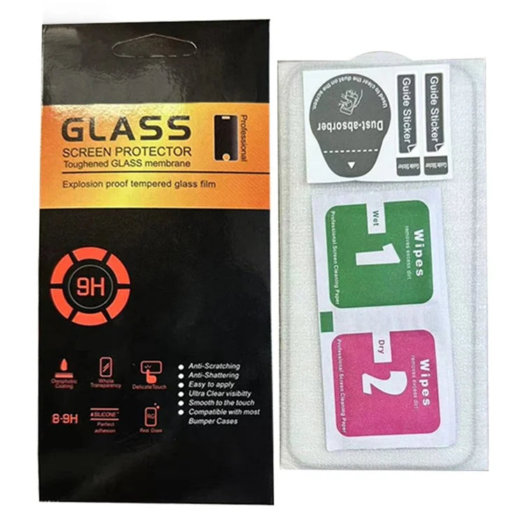 10Pcs For Xiaomi Redmi 14C 4G Screen Protector Silk Printing Edge Full Glue Complete Covering