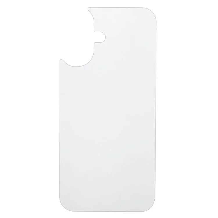 For iPhone 16 Plus Clear Back Screen Protector Explosion-Proof Cell Phone Rear Tempered Glass Film