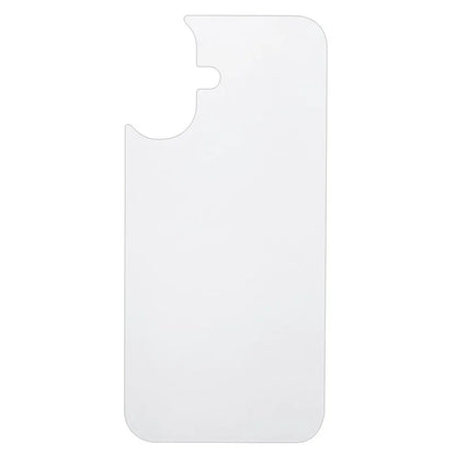 For iPhone 16 Plus Clear Back Screen Protector Explosion-Proof Cell Phone Rear Tempered Glass Film
