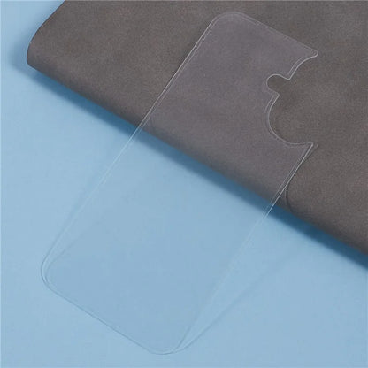 For iPhone 16 Plus Clear Back Screen Protector Explosion-Proof Cell Phone Rear Tempered Glass Film