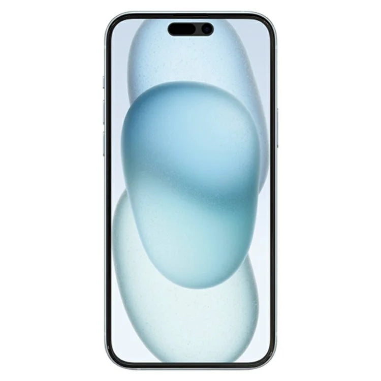 KZDOO For iPhone 16 / 15 / 14 Pro AG Matte Screen Protector Anti-Fingerprint Tempered Glass Film Anti-Glare Full Glue Silk Printing