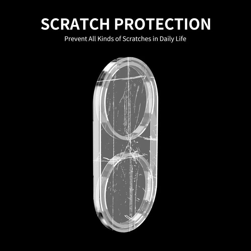 For Samsung Galaxy A06 ENKAY Hat-Prince 2Pcs Camera Lens Protector Integrated Tempered Glass Lens Film