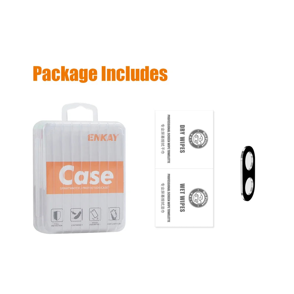 For Samsung Galaxy A06 ENKAY Hat-Prince Camera Lens Protector Integrated Tempered Glass Lens Film