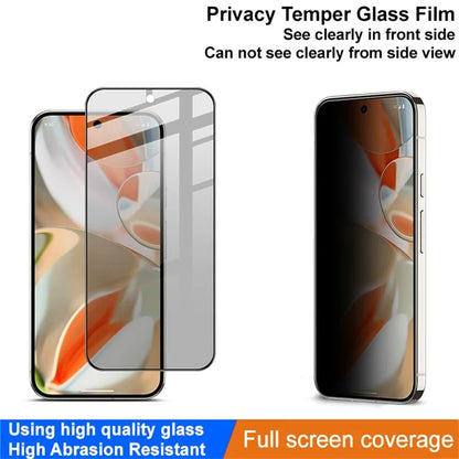 IMAK For Google Pixel 9 Pro XL Anti-Peep Tempered Glass Screen Protector Full Coverage