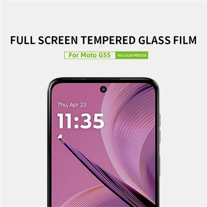 PINWUYO JK Series-2 for Motorola Moto G55 5G Tempered Glass Film 9H Full Screen Protector
