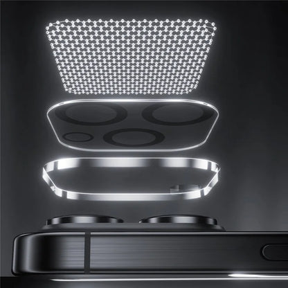 BENKS For iPhone 16 Pro Max / 16 Pro Camera Lens Protector High Aluminium-Silicon Glass Lens Film