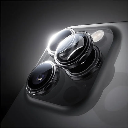 BENKS 1 Set For iPhone 16 Plus / 16 Corning Gorilla Glass Camera Lens Protector with Aluminium Alloy Frame