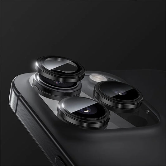 BENKS 1 Set For iPhone 16 Pro Max / 16 Pro Corning Gorilla Glass Camera Lens Protector with Aluminium Alloy Frame