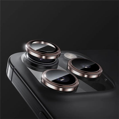 BENKS 1 Set For iPhone 16 Pro Max / 16 Pro Corning Gorilla Glass Camera Lens Protector with Aluminium Alloy Frame