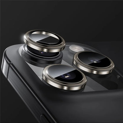 BENKS 1 Set For iPhone 16 Pro Max / 16 Pro Corning Gorilla Glass Camera Lens Protector with Aluminium Alloy Frame