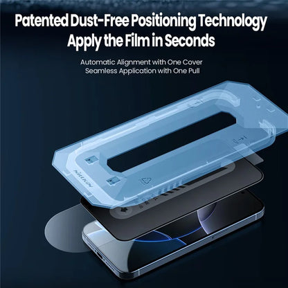 NILLKIN For iPhone 16 Pro Anti-Peep Screen Protector Anti-Scratch AGC Glass Full Screen Film