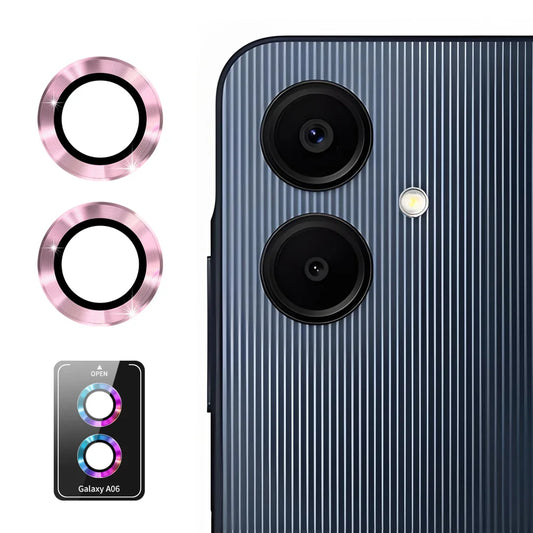 For Samsung Galaxy A06 ENKAY Hat-Prince Camera Lens Protector Metal Ring Lens Film