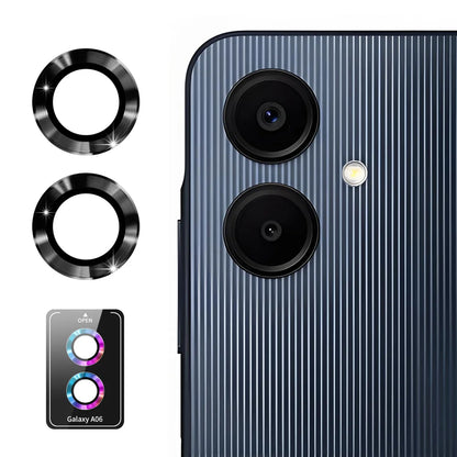 For Samsung Galaxy A06 ENKAY Hat-Prince Camera Lens Protector Metal Ring Lens Film