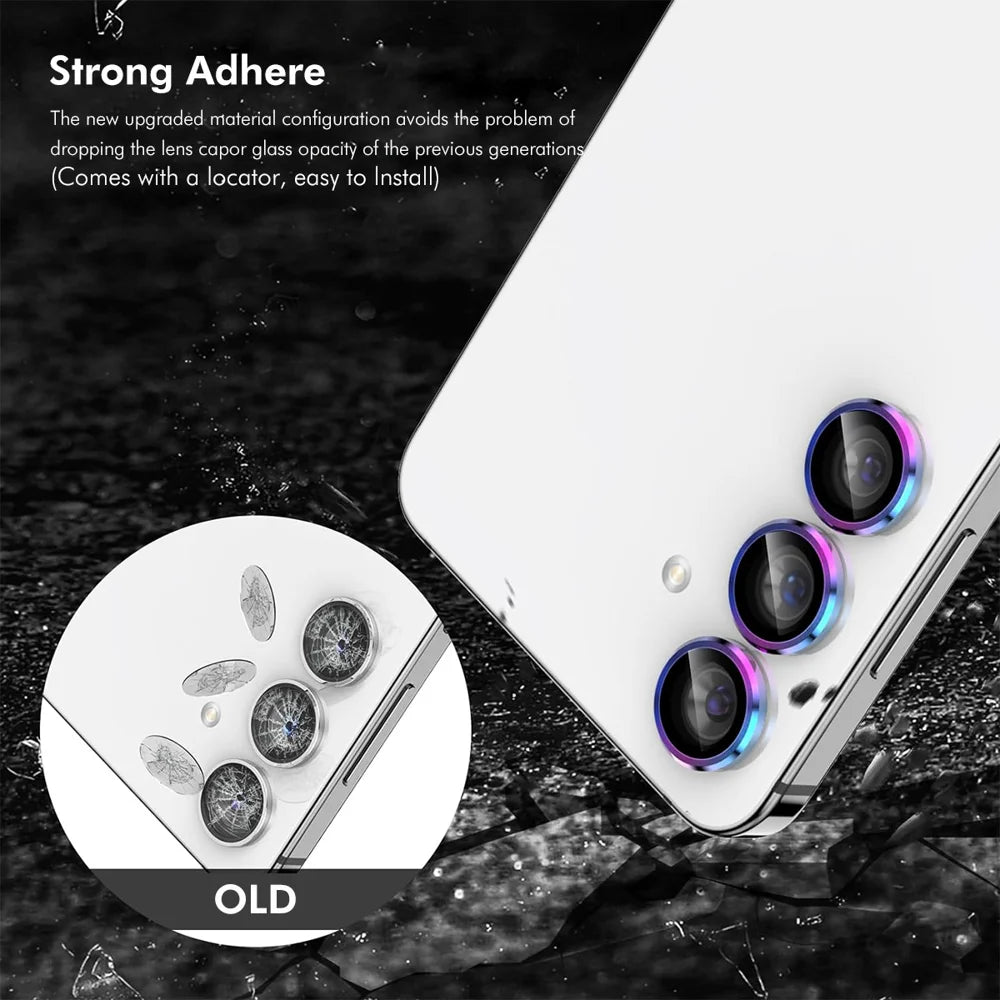 For Samsung Galaxy A06 ENKAY Hat-Prince Camera Lens Protector Metal Ring Lens Film