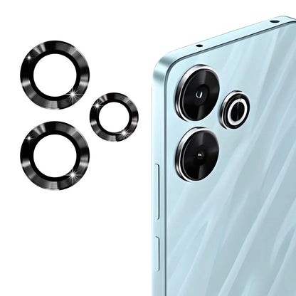 For Xiaomi Redmi 13 5G / Xiaomi Redmi 13 4G ENKAY Hat-Prince Camera Lens Protector Metal Ring Lens Film