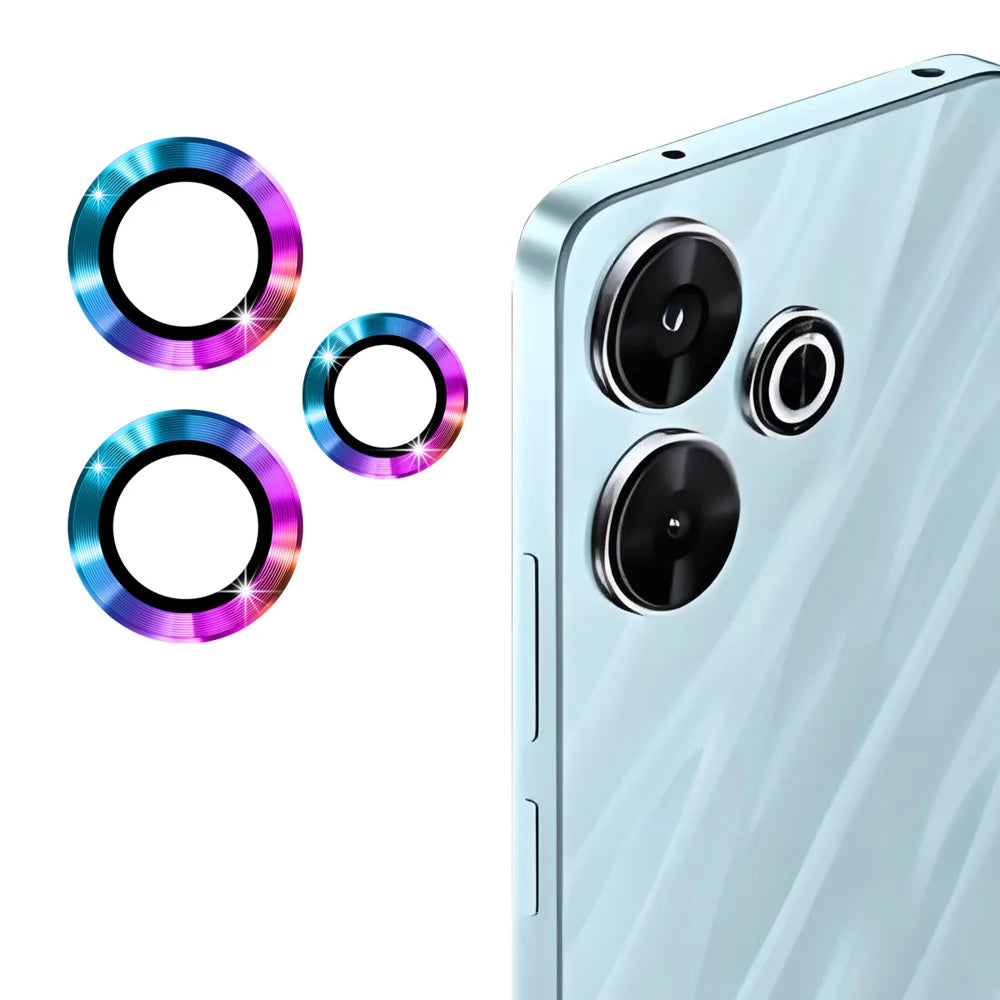 For Xiaomi Redmi 13 5G / Xiaomi Redmi 13 4G ENKAY Hat-Prince Camera Lens Protector Metal Ring Lens Film