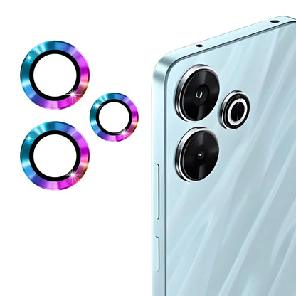 For Xiaomi Redmi Note 13R 5G ENKAY Hat-Prince Camera Lens Protector Metal Ring Lens Film