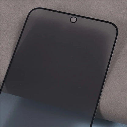 For Motorola Moto G55 5G Anti-Peep Full Covering Screen Protector Silk Printing Tempered Glass Film